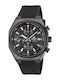 Casio Мъжки Часовник 38.3mm Хронограф Слънчев с Черна Каучукова Каишка