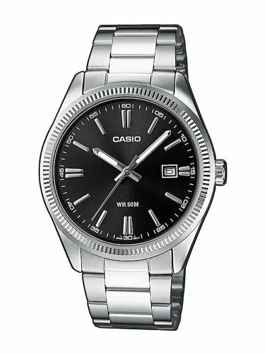 Casio Men's Watch 38.5mm Battery with Silver Me...