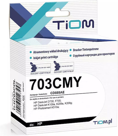 Tiom Съвместимо Мастило За Принтер InkJet 703 Множество (Цвят) 1 Брой