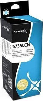 Asarto Compatible Inkjet Printer Ink Epson C13T67354A 70ml Cyan 1 Piece