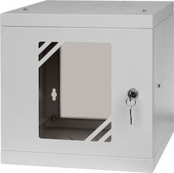Stalflex Wandmontierter Rack-Schränke 6U 29,2x30x30cm Graues