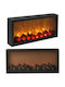 H&S Collection Decorative Table Lamp Warm White Fireplace 10x57x25cm