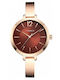Curren Women's Watch 36mm Battery With Stainless Steel Bracelet Pink Gold/Burgundy