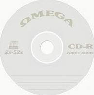 Omega Записваеми CD-R 52x Кутия за торта 10 бр