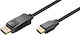 Goobay 80524 Кабел DisplayPort мъжки - 1m Черен