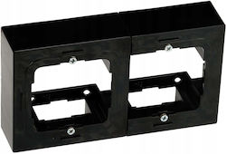 Elektro Plast Walled Electrical Box in Black Colour Elektro Plast Walled Electrical Box in Black Colour