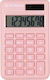 Donau Pocket Calculator 8 Display Digits In Pink Colour