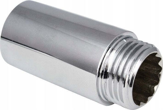 Hydroland Επιχρωμιωμένη Преходна Тръба 1/2'' 20мм H Łc.prz.1/2-20