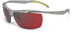 Zerorh+ Cycling Glasses with Grey Frame and Multicolour Lenses