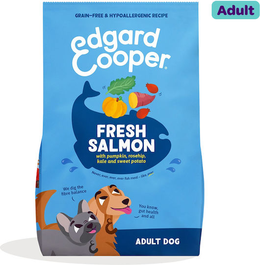 Edgard Cooper 7kg Dry Dog Food Grain-Free With Salmon Fish And Vegetables