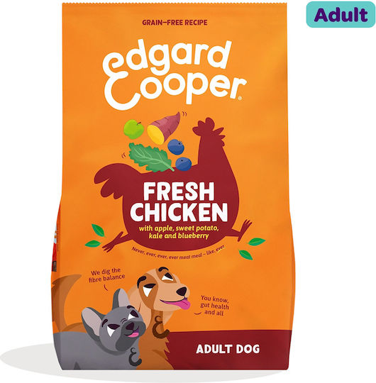 Edgard Cooper 12kg Dry Dog Food Grain-Free With Chicken Meat And Vegetables