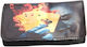 Kalliopi Silver Tabaktasche Künstliches Leder Design Joker Cards 14x8cm