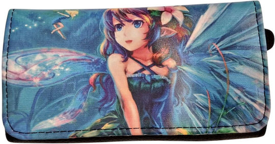 Kalliopi Silver Tabaktasche Künstliches Leder Anime Fee 14x8cm