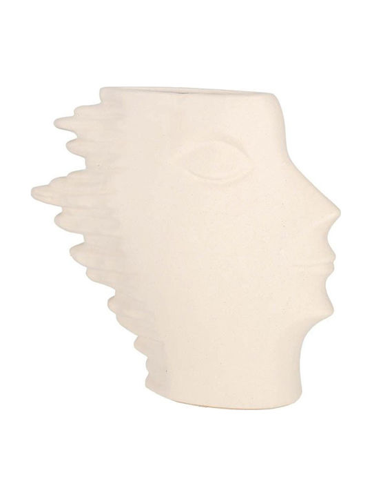 Fylliana Vază Pentru Plante Ceramică Albă 31x6x...