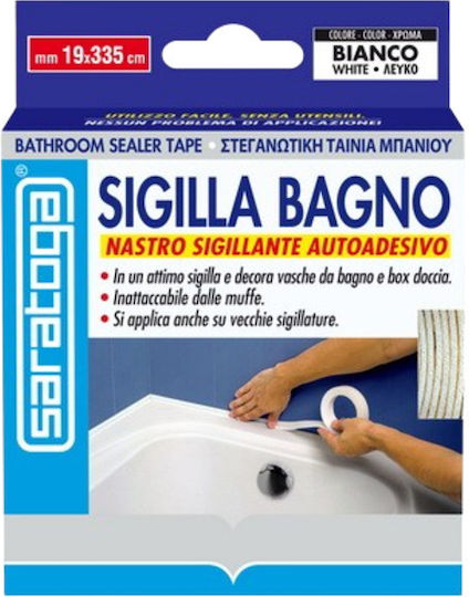 Saratoga Tile Tape 22mm x 3.35m White