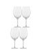 Lumarko Set Gläser für Rotwein Glas Rot 600ml 4 Stück