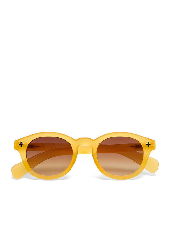 Okkia Unisex Sunglasses With Yellow Frame And Yellow Lens