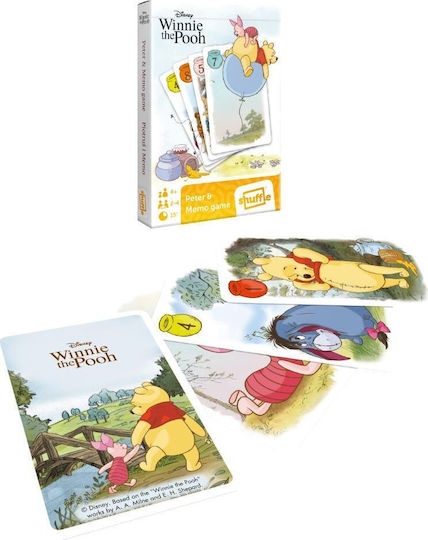 Επιτραπέζιο Παιχνίδι Peter Memo Kubus the Pooh για 2-4 Παίκτες 4+ Ετών Cartamundi