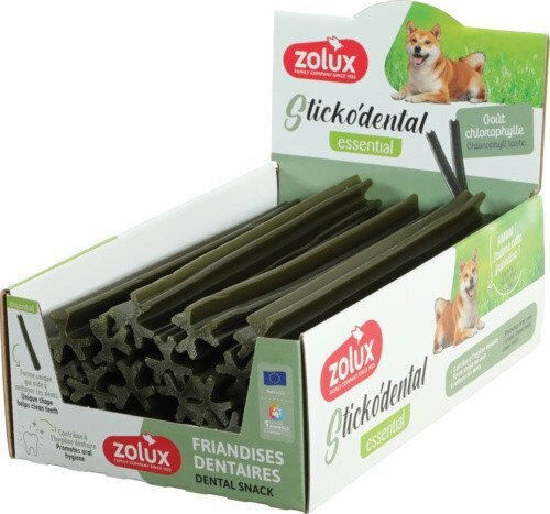 Zolux Dental Лакомства за кучета Stickodental L Хлорофил 21 см 20 бр