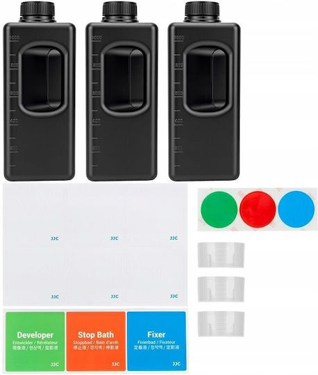 Kf 3x Бутилки Фотографически Химикали За Тъмни Камери Филм 1l Hdpe Dcsb-k3 Sb12045