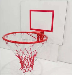 Swede Basketballkorb mit Rückwand und Netz