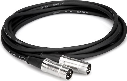 Hosa Cable Midi male - Midi male 1.5m