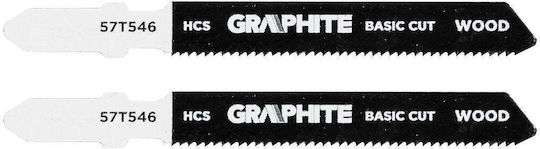 Graphite Λάμες για Ξύλο 76mm 2τμχ