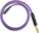 Melodika Cable 6.3mm male - 3.5mm female 3m Μωβ