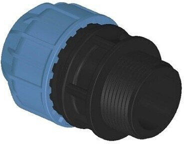 Alfark Σύνδεσμος Εξωτερικό Σπείρωμα 25x3/4 Pn10 Elysee Alfa Unidelta