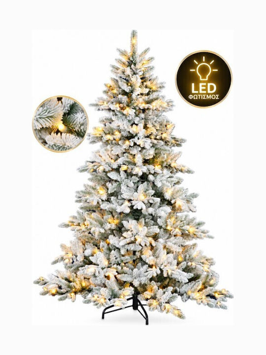 Коледно Дърво Алпите 240см с LED Осветление
