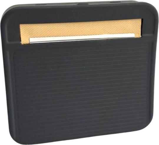 Tabakiera Zigarettenstopfmaschine Metallisch Schwarz Farbe 8,5×9,5cm 47302-210
