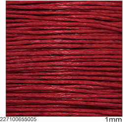 Șiret Cerat 1mm 22710065 Roșu 10 Metri