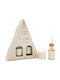 Set Hiskin Glowing Elegance Apple Cinnamon Fragrance Set 95ml + Apple Cinnamon Scented Candle 120g