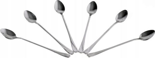 Odelo Metallische Silber Löffel Für Dessert Eiscreme 19cm 6 Stück