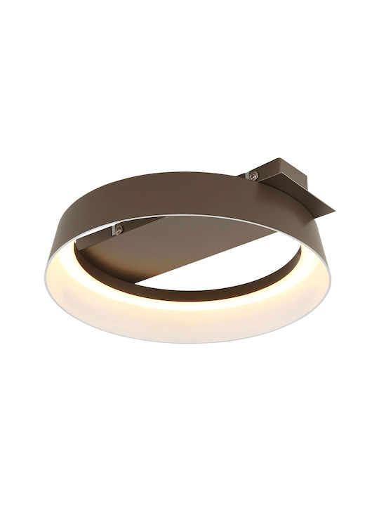 Globo Lighting Luminiță De Tavan Montată Maro Cu LED Integrat