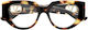Valentino Women's Acetate Prescription Eyeglass Frames Brown Tortoise