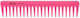 Janeke Pink Hair Comb