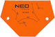 Neo Tools Ъгъл на заваряване с магнитна сила 11kg и ъгли 45° / 60° / 75° / 90° / 135°