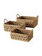 Boltze Set of 3 General Use Vases with Beige Lid 3 Pieces