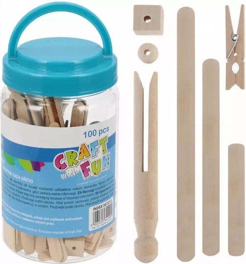 Craft with Fun Wooden Christmas Decoration 1 Piece