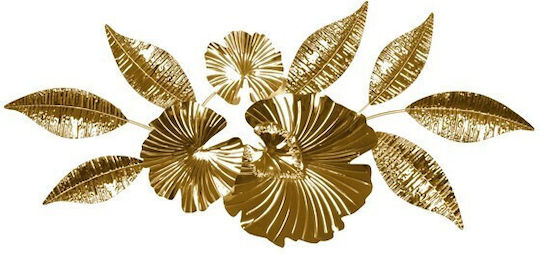 Eurolamp Wanddekoration Gold aus Metall 121x6x54,5cm Eurolamp Wanddekoration Gold aus Metall 121x6x54,5cm