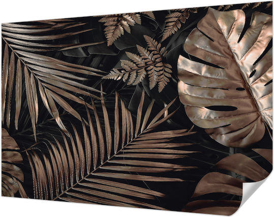 Αυτοκόλλητη Ταπετσαρία Τοίχου Καφέ 152x104cm