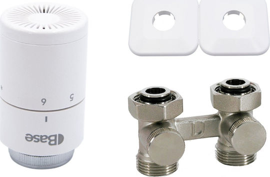 Vario Term Installation Set Base "type V" Two-pipe Simple Version Gz 3/4” Gw 3/4” Base Thermostatic Head Thread M30x1.5 Without Reducing Nipples Connection Spacing 50 Mm