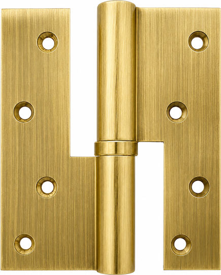 Metalor Türscharniere Messing Breit 120x96mm Gold