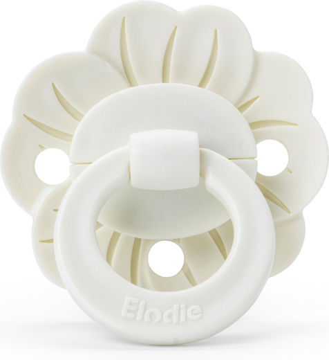 Elodie Details Залъгалка Каучук Бяла за 0-6 месеца