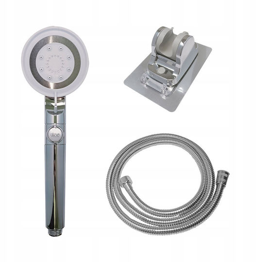 N'Oveen Handheld Showerhead with Filter and Flow Stop Switch