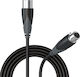 Procab Cable XLR male / XLR female - Μαύρο 10m 1KPCL150