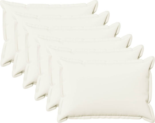 vidaXL Sofa Cushion Houten White 30x50cm