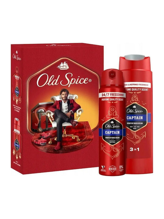Old Spice Captain Комплект за грижа за почистване на тялото