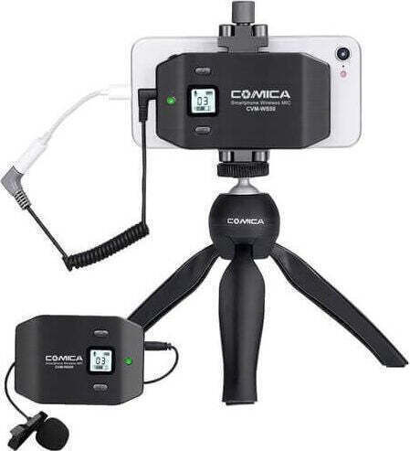 Comica CVM-WS50C Безжичен Динамичен Журналистически Микрофон